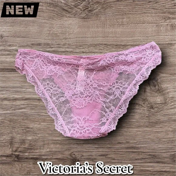 New NWT Victoria’s Secret Dream Angels Lace Cheekini – Pink – Size Small - Picture 4 of 4